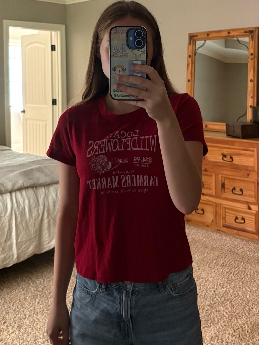 American Eagle Graphic Baby Tee